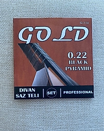 GOLD 0.22 BLACK PYRAMID DİVAN SAZ TELİ
