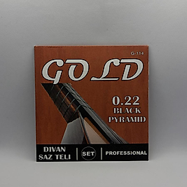 GOLD 0.22 BLACK PYRAMID DİVAN SAZ TELİ