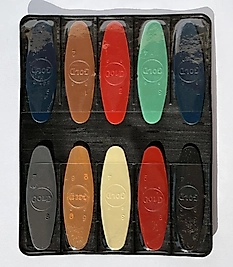 Saz Mızrabı Cüzdanı 10 Adet Karışık Numara Mızrap içerir