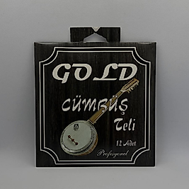 GOLD Cümbüş Teli (Yeni Tip Gri Bam)