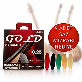 GOLD Pyramid Saz Teli 0.25