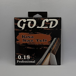 0.18 Kısa Sap Paslanmaz Saz Teli Yeni Seri Karton Ambalaj