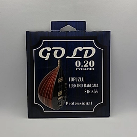GOLD 0.20 Topuzlu Pyramid Elektro Saz Teli