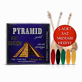 GOLD Kuşe Ambalaj Pyramid 0.20 Saz Teli