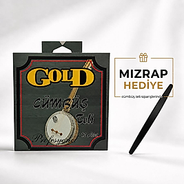 GOLD Cümbüş Teli(Eski Tip Siyah Bam)