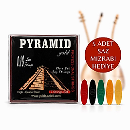 GOLD Kuşe Ambalaj Pyramid 0.18 Saz Teli