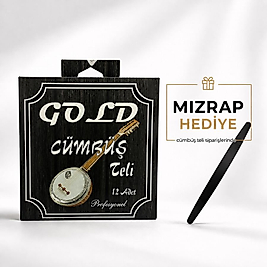 GOLD Cümbüş Teli (Yeni Tip Gri Bam)