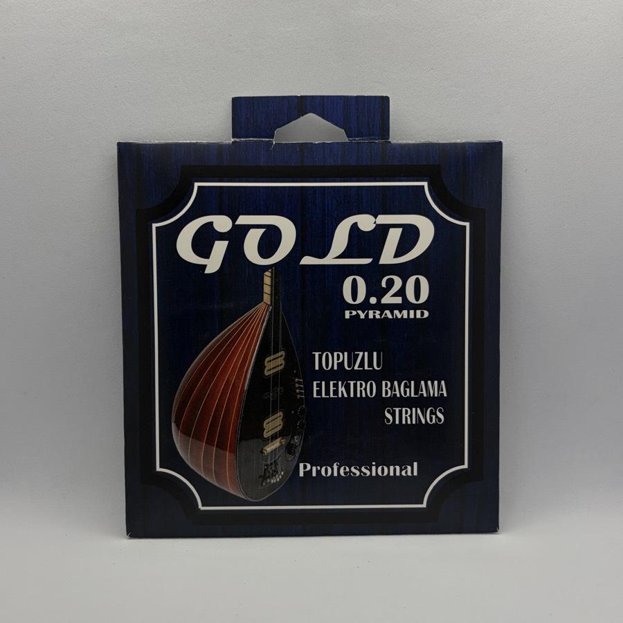GOLD 0.20 Topuzlu Pyramid Elektro Saz Teli