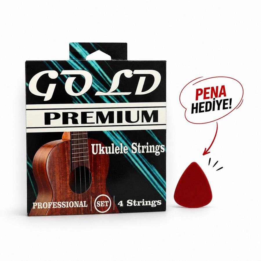 GOLD Marka Ukulele Teli  Tam Set