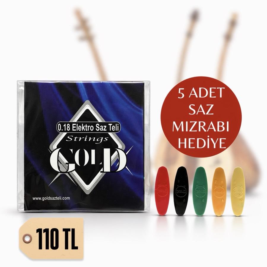 0.18 Elektro Pyramid Saz Teli Yeni Seri