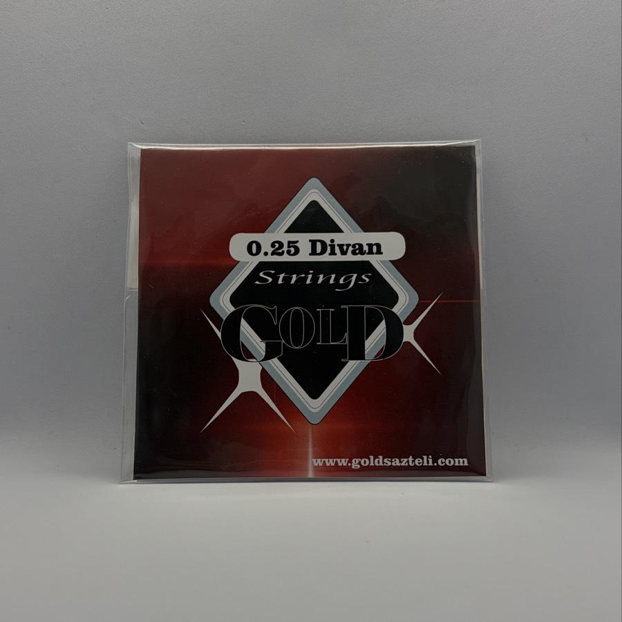 GOLD Divan Saz Bağlama Teli 0.25