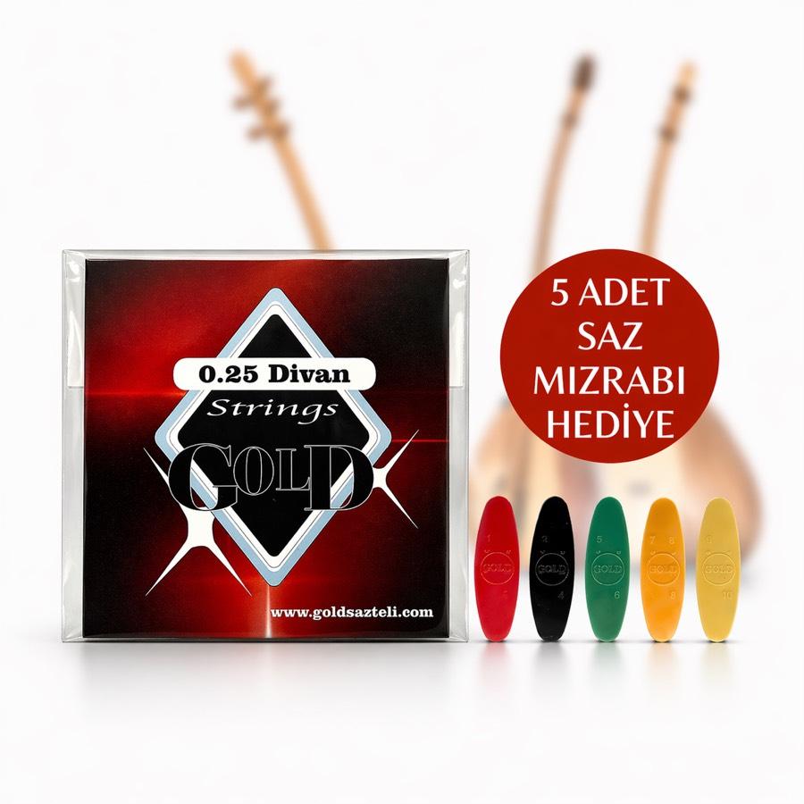 GOLD Divan Saz Bağlama Teli 0.25