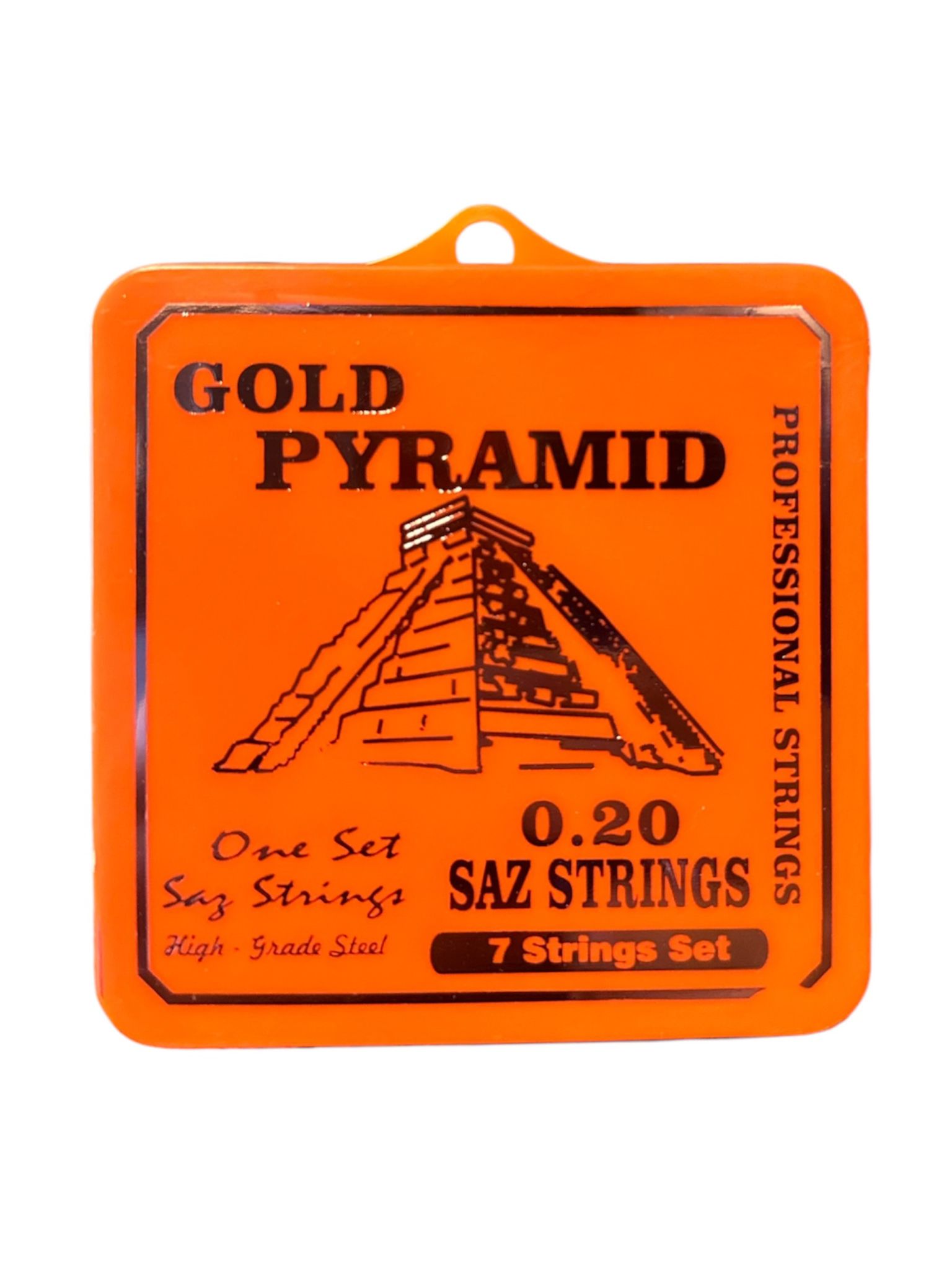 0.20 Uzun Sap Pyramıd Saz Teli  5 Adet Saz Mızrabı Hediye