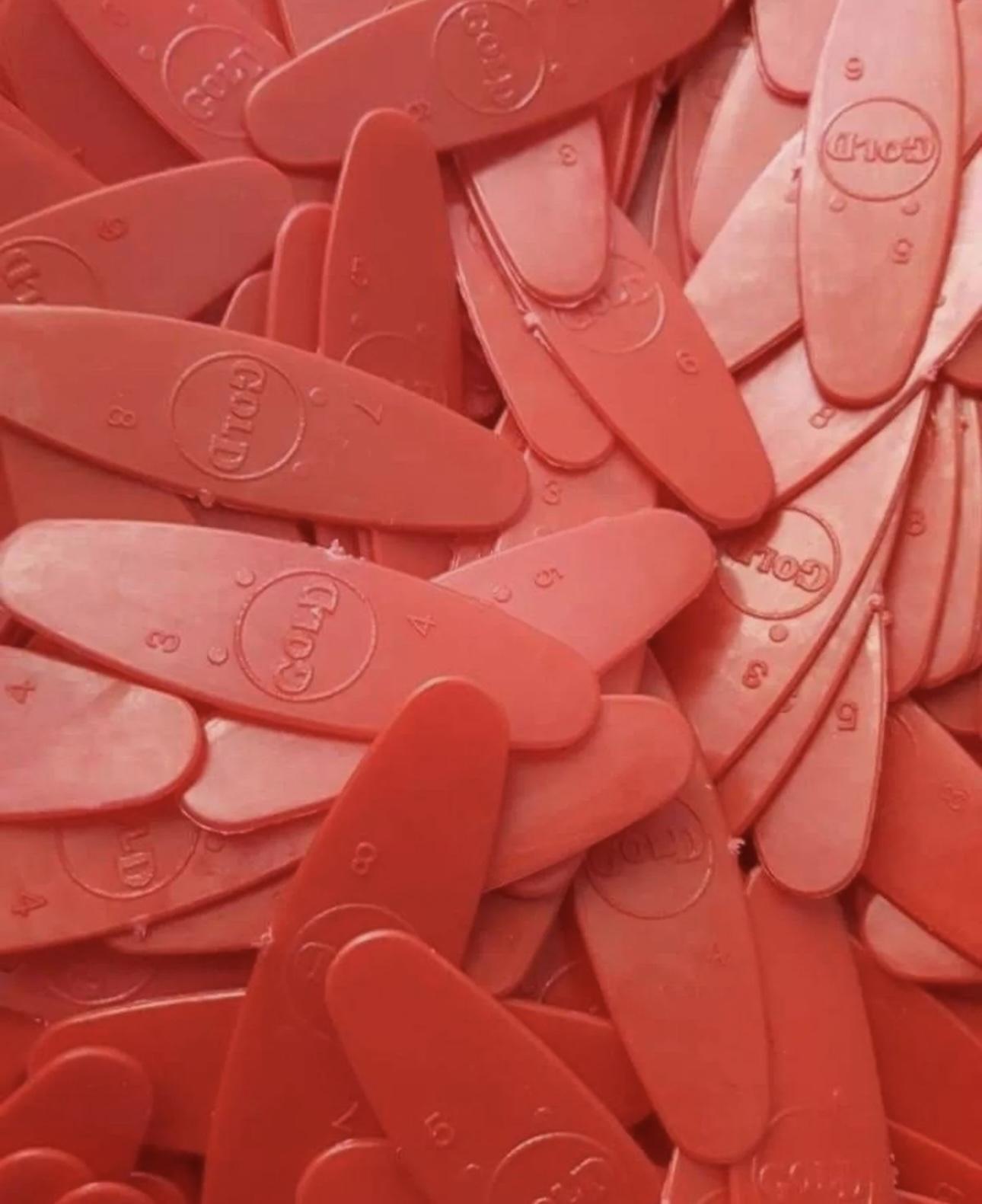 10 Adet Saz Bağlama Gold Marka Mızrap (Sadece 1-2  numara)