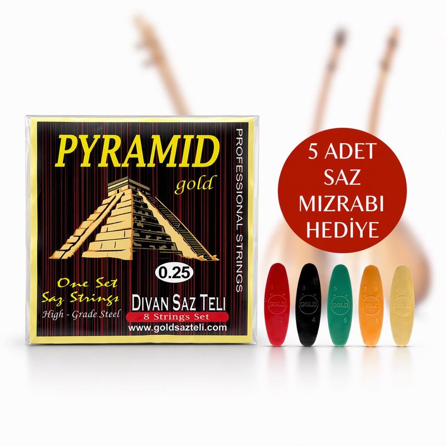 GOLD Pyramid Divan Saz Bağlama Teli 0.25