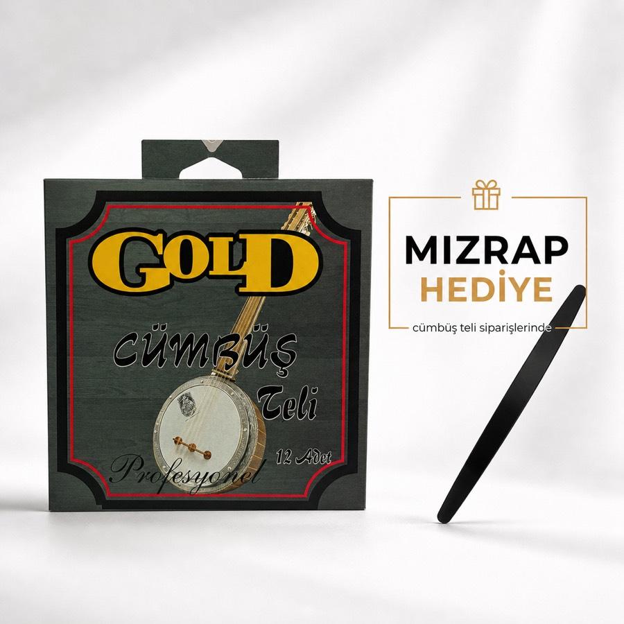 GOLD Cümbüş Teli(Eski Tip Siyah Bam)