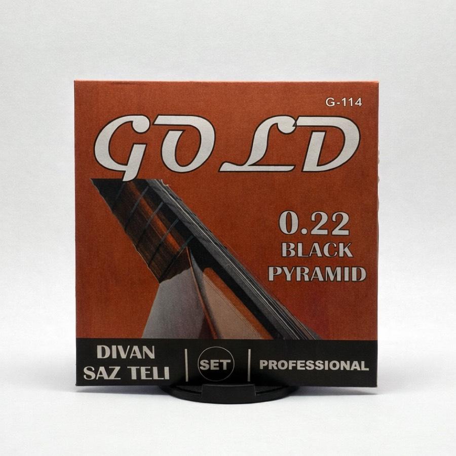 GOLD 0.22 BLACK PYRAMID DİVAN SAZ TELİ