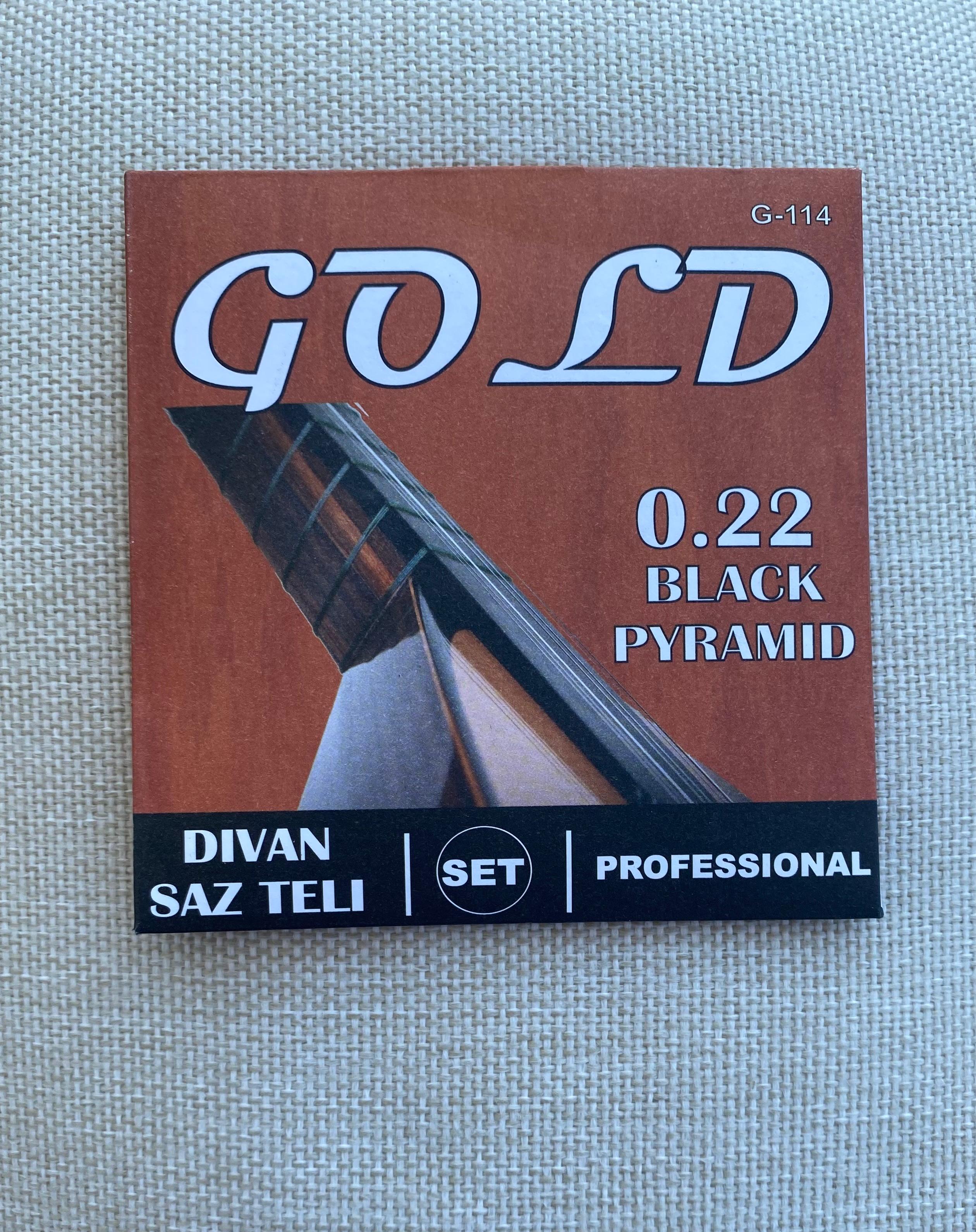 GOLD 0.22 BLACK PYRAMID DİVAN SAZ TELİ