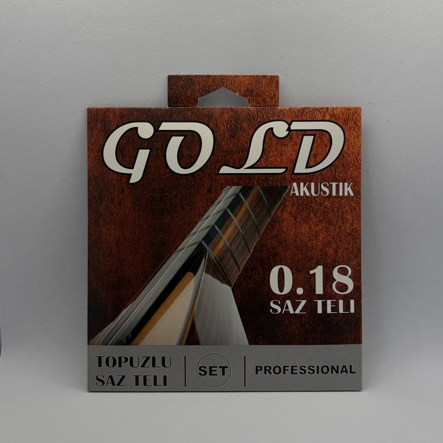 GOLD 0.18 TOPUZLU SAZ TELİ