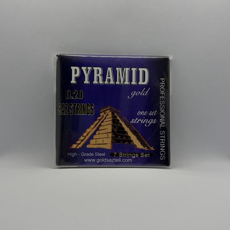 GOLD Kuşe Ambalaj Pyramid 0.20 Saz Teli