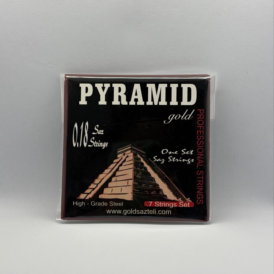 GOLD Kuşe Ambalaj Pyramid 0.18 Saz Teli