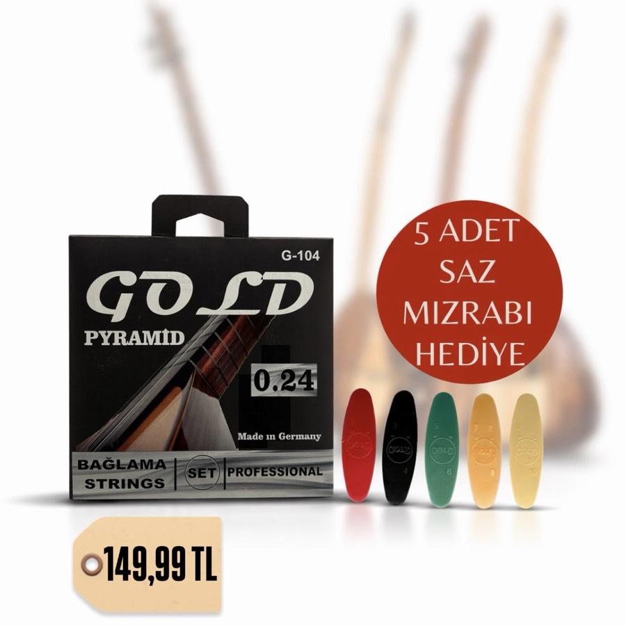 GOLD Pyramid Saz Teli 0.24