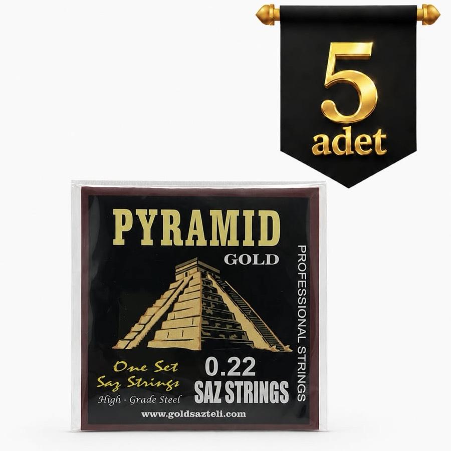 5 Adet 0.22 GOLD PYRAMID Divan Saz Teli
